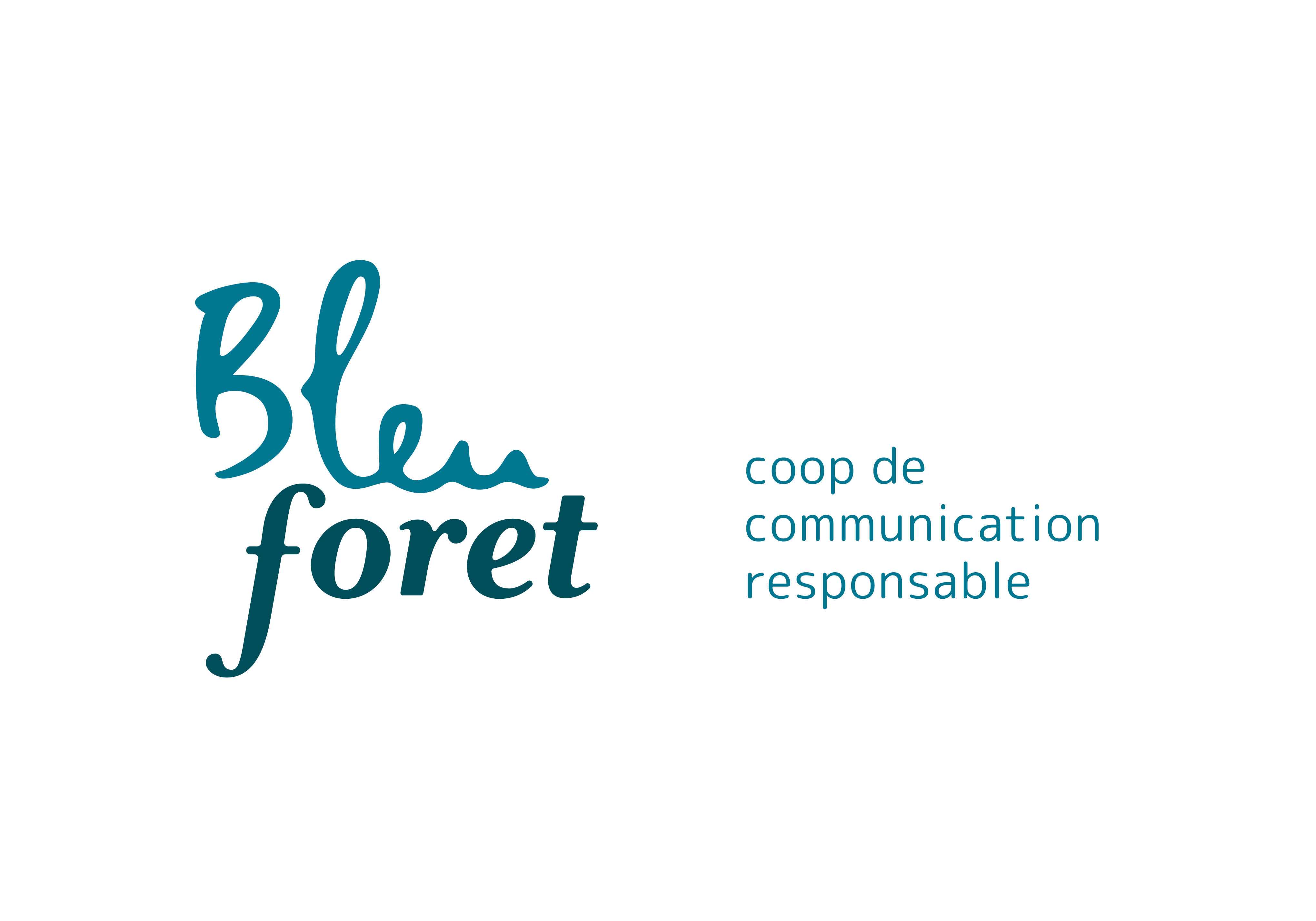 logo bleu forêt